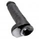Foto 2: DILDO REALISTICO KING COCK - 11 PRETO COM TEST�CULOS 28 CM