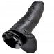 Foto 3: DILDO REALISTICO KING COCK - 12 PRETO COM TEST�CULOS 30.48 CM