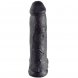 Foto 4: DILDO REALISTICO KING COCK - 12 PRETO COM TEST�CULOS 30.48 CM