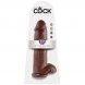 Foto 1: DILDO REALISTICO KING COCK - 12 CASTANHO COM TEST�CULOS 30.48 CM