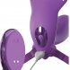 Foto 2: FANTASY FOR HER - BUTTERFLY HARNESS G-SPOT WITH VIBRATOR, RECHARGEABLE & REMOTE CONTROL VIOLET