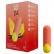 Foto 5: BALA VIBRAT�RIA ROMP - RIOT MULTIFUNCTION LARANJA + AMARELO