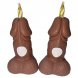 Foto 0: DIABLO PICANTE - PENIS BIRTHDAY NUMBER CANDLES DARK TONE 2 UNITS