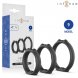 Foto 0: AN�IS INTENSE - PETER CONJUNTO DE 3 PENIS RINGS MODEL 9