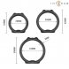 Foto 4: AN�IS INTENSE - PETER CONJUNTO DE 3 PENIS RINGS MODEL 9