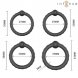 Foto 4: AN�IS INTENSE - MICHIEL CONJUNTO DE 4 PENIS RINGS MODEL 10
