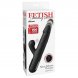Foto 6: VIBRADOR EM SILICONE FETISH FANTASY SERIES - SONIX THRUSTER RABBIT PRETO