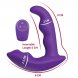 Foto 6: PLUG COM COMANDO REMOTO SHE.E.O - ROTATIVO VIBRATING ANAL STIMULATOR COM - ROXO