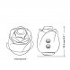 Foto 4: ESTIMULADOR COM SUC��O ROMP - ROSE 2.0 CLITORAL SUCTION TOOL ROSA SHAPE LIMITED EDITION