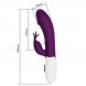 Foto 4: VIBRADOR PRETTY LOVE - ROGUE MUSE 30 FUNCTION RABBIT ROXO