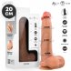 Foto 0: DILDO REALISTICO MR INTENSE - BRUCE M SILICONE COM TEST�CULOS 20 CM