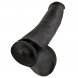 Foto 1: DILDO REALISTICO KING COCK - COM TEST�CULOS 38 CM PRETO