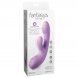 Foto 4: VIBRADOR COM ESTIMULADOR DE CLIT�RIS FANTASY PARA HER - INTIMOTION FLUTTER PRO ROXO & CLITORAL RABBIT