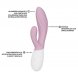 Foto 2: VIBRADOR COM ESTIMULA��O DO PONTO G LELO - INA TWIST DOUBLE RABBIT PARA E CLITORIS ROSA