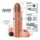 Foto 3: FANTASY X-TENSIONS - VIBRATING REAL FEEL 5CM PENIS EXTENSION SLEEVE BEIGE
