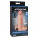 Foto 4: FANTASY X-TENSIONS - VIBRATING REAL FEEL 5CM PENIS EXTENSION SLEEVE BEIGE