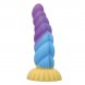 Foto 3: POWER MONSTERS - UNICORN TRICOLOR FANTASY SILICONE DILDO 22 CM Ø 5 CM