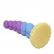 Foto 5: POWER MONSTERS - UNICORN TRICOLOR FANTASY SILICONE DILDO 22 CM Ø 5 CM