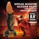 Foto 7: POWER MONSTERS - TYRANNOSAURUS BICOLOR FANTASY SILICONE DILDO 20.5 CM Ø 5 CM
