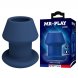Foto 0: PLUG MR PLAY - JACK AZUL SILICONE HOLLOW ANAL TAMANHO S