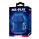 Foto 2: PLUG MR PLAY - JACK AZUL SILICONE HOLLOW ANAL TAMANHO S