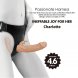 Foto 3: STRAP-ON OCO BAILE - CHARLOTTE PARA DUPLA PENETRA��O PELE