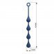 Foto 7: P�ROLAS ANAIS EM SILICONE MR PLAY - AZUL TAMANHO L 42.6 CM