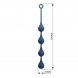 Foto 7: P�ROLAS ANAIS EM SILICONE MR PLAY - AZUL TAMANHO XL 52.5 CM
