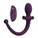Foto 0: PLUG VIBRAT�RIO COM COMANDO REMOTO PRETTY LOVE - LIOEA VIBRATING ANAL COM TAIL 12 FUNCTIONS ROXO