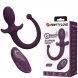 Foto 1: PLUG VIBRAT�RIO COM COMANDO REMOTO PRETTY LOVE - LIOEA VIBRATING ANAL COM TAIL 12 FUNCTIONS ROXO