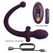 Foto 4: PLUG VIBRAT�RIO COM COMANDO REMOTO PRETTY LOVE - LIOEA VIBRATING ANAL COM TAIL 12 FUNCTIONS ROXO