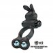 Foto 2: ANEL VIBRAT�RIO PRETTY LOVE - VIBRATING PENIS RING COM BUNNY STIMULATOR 10 FUNCTIONS PRETO