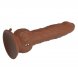 Foto 4: VIBRADOR REAL�STICO PRETTY LOVE - EREN THRUSTING 20.5 CM � 4.5 CM CASTANHO