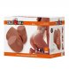 Foto 1: MASTURBADOR COM VIBRA��O CRAZY BULL - REALISTIC FEMALE TORSO DUAL ENTRY COM E SUCTION NATURAL COLOR