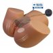 Foto 4: MASTURBADOR COM VIBRA��O CRAZY BULL - REALISTIC FEMALE TORSO DUAL ENTRY COM E SUCTION NATURAL COLOR