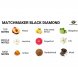 Foto 1: VELA DE MASSAGEM EYE OF LOVE - MATCHMAKER PRETO DIAMOND MASSAGE CANDLE ATTRACT MULHER 150 ML