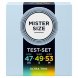 Foto 0:  MISTER TAMANHO - PACK SAMPLE CONDOM TAMANHO 47-49-53 MM (3 UNIDADES)