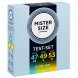 Foto 1:  MISTER TAMANHO - PACK SAMPLE CONDOM TAMANHO 47-49-53 MM (3 UNIDADES)