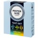 Foto 2:  MISTER TAMANHO - PACK SAMPLE CONDOM TAMANHO 47-49-53 MM (3 UNIDADES)