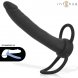 Foto 1: INTENSE- LUCAS ANAL DILDO WITH COCK AND TESTICLE RING SILICONE
