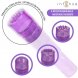 Foto 2: MASSAJADOR INTENSE - KURT MINI COM 4 INTERCHANGEABLE HEADS ROXO