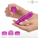 Foto 1: VIBRADOR INTENSE - KURT MINI MASSAGER COM 4 CABE�AS INTERCAMBI�VEIS ROSA