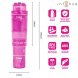 Foto 4: VIBRADOR INTENSE - KURT MINI MASSAGER COM 4 CABE�AS INTERCAMBI�VEIS ROSA