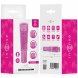 Foto 5: VIBRADOR INTENSE - KURT MINI MASSAGER COM 4 CABE�AS INTERCAMBI�VEIS ROSA