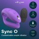 Foto 2: VIBRADOR PARA CASAL CONTROLADO POR APP WE-VIBE - SYNC O WRAPPING-STIMULATION CASAIS VIBRATOR LIGHT ROXO