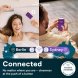Foto 4: VIBRADOR PARA CASAL CONTROLADO POR APP WE-VIBE - SYNC O WRAPPING-STIMULATION CASAIS VIBRATOR LIGHT ROXO