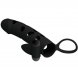 Foto 2: PRETTY LOVE VIBRATING SILICONE PENIS SLEEVE WITH BALL STRAPS 15.2 CM