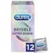 Foto 0:  DUREX INVISIBLE EXTRA THIN 12 UDS