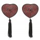 Foto 1: COQUETTE CHIC DESIRE NIPPLE COVERS HEART BLACK / RED