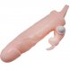 Foto 1: BRAVE MAN PENIS COVER WITH RABBIT AND DOUBLE ENGINE FLESH 16.5 CM